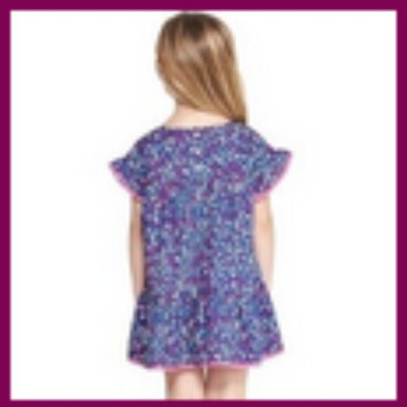 VINEYARD VINES School of Whales Crewneck Dress Blue/Pink - Picture 14 of 15